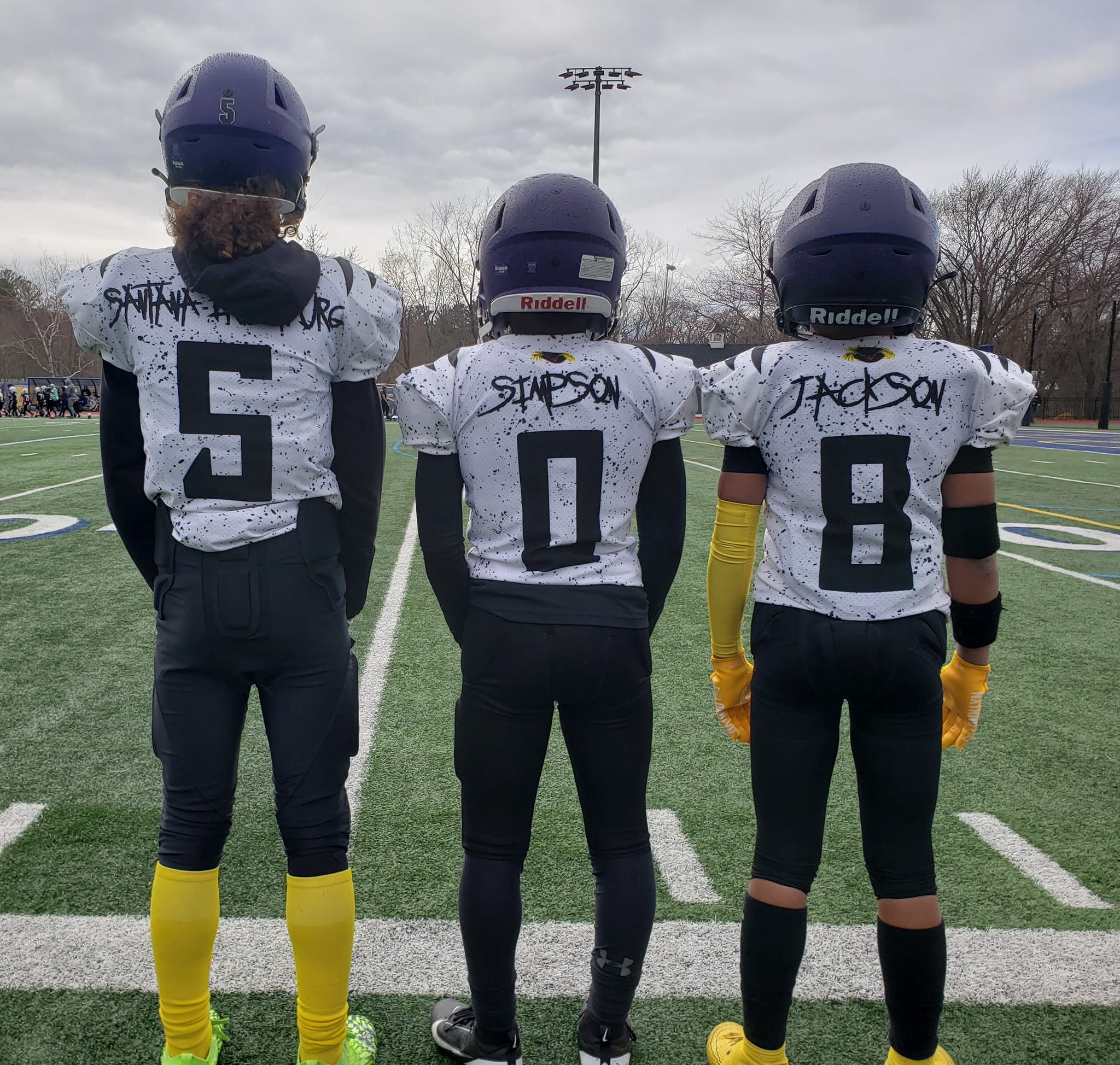 Black and Yellow 2026 Spring Swag Uniforms for Rockhopper 7v7 Football Club